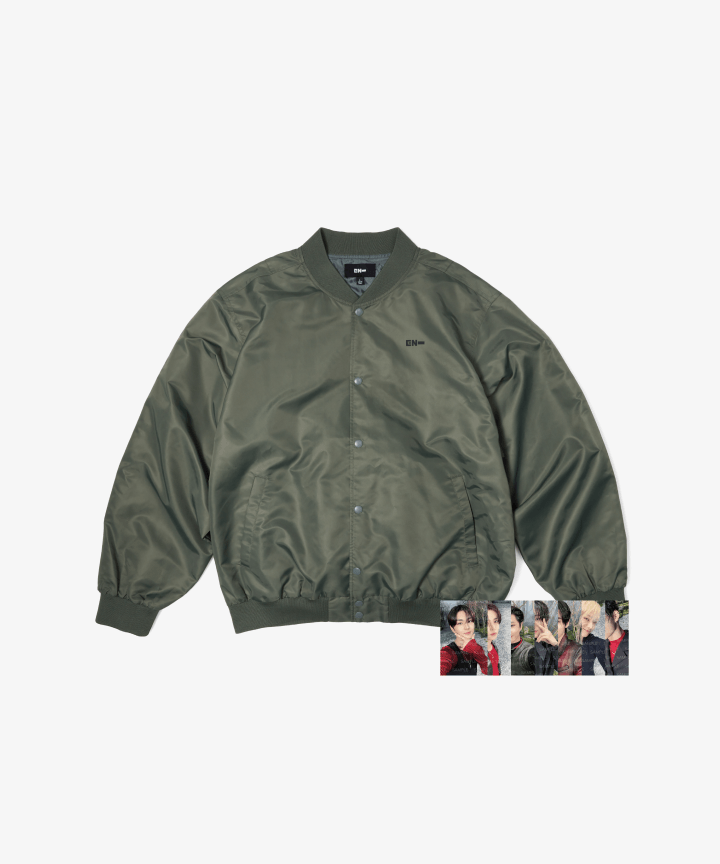[ENHYPEN|إنهايبن] (Set) ENHYPEN - Stadium Jacket + 7 Photocards | إنهايبن - جاكيت ستاديوم + 7 فوتوكارد
