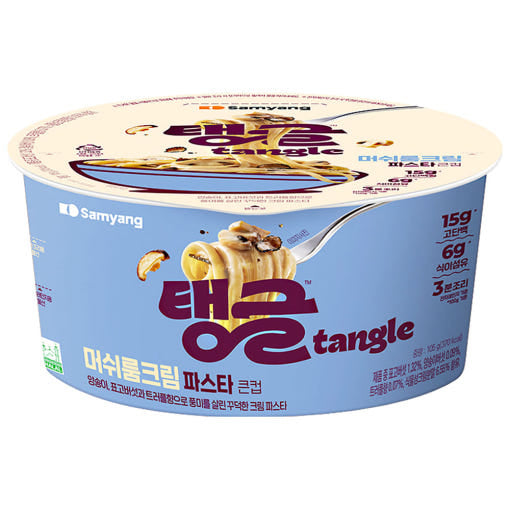 (ONE) Samyang Tangled Mushroom Cream Pasta Large Cup 105g [Country of Origin: Indicated in detailed description]