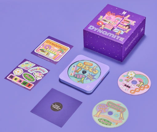 CD/DVD player pink or purple  Weight 1.2 kg | (ONE) BTS Dynamite Multi OS DVD Writer - Purple ( GPM2MV10 )