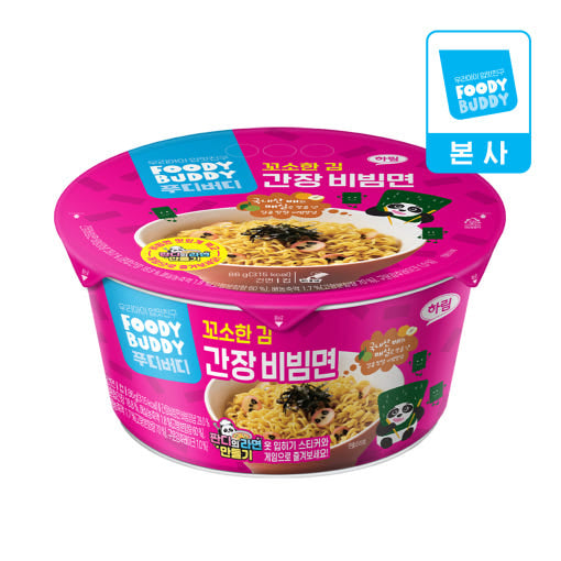 (ONE)  Foodie Buddy Soy Sauce Noodle Cup 86g [Country of Origin: Korea] [For Children]