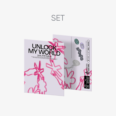 [FROMIS_9|فروميس 9] {Kpop} (SET) fromis_9 - 1st Album ‘Unlock My World’ (Weverse Albums ver.) Set