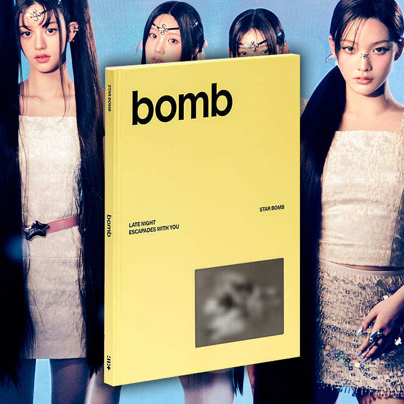 (ONE) ILLIT album bomb+ privilege borrowed cat ILLIT - night mini 3rd album photo book STAR song goods Poca
