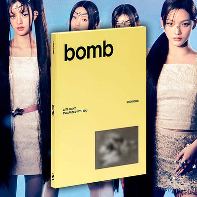 [ILLIT|ايليت] {Kpop} (ONE) ILLIT album bomb+ privilege borrowed cat ILLIT - night mini 3rd album photo book STAR song goods Poca