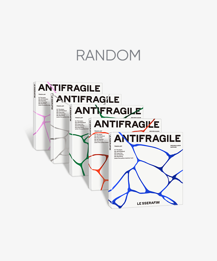 [LE SSERAFIM|لو سيرافيم] {Kpop} (ONE) LE SSERAFIM - 2nd Mini Album 'ANTIFRAGILE' (COMPACT Ver.) Random