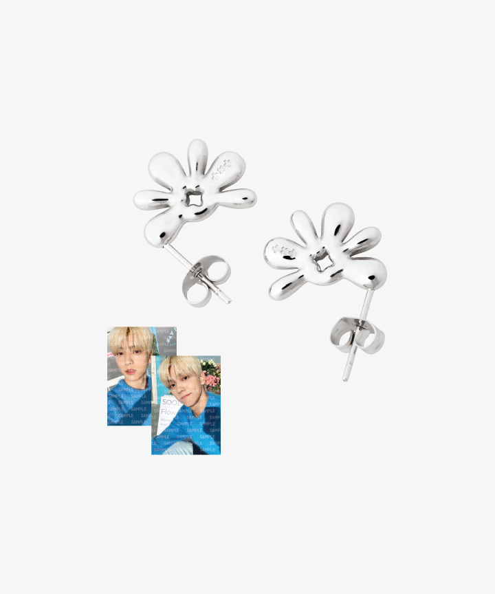 [TXT|تي اكس تي] (ONE) TXT - SOOBIN Earrings (Silver)