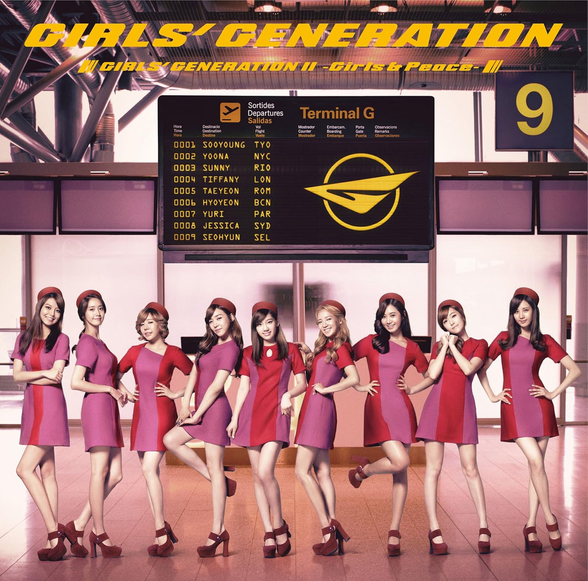 [Girls' Generation|سنسد] {Kpop} (ONE) Girls' Generation - Audio CD Album GIRLS GENERATION II Girls and Peace Japan Shipping