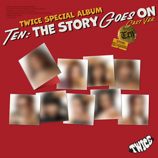 (SET) Twice - Special Album TEN The Story Goes On Cast (9-piece set) preorder