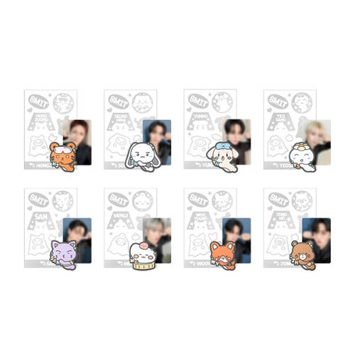 [ATEEZ|أتيز] (One) ATEEZ - Light Stick Deco Set + Photocard (2026 Fanmeeting TINY MYSTERY) | أتيز - طقم تزيين عصا الإضاءة + فوتوكارد