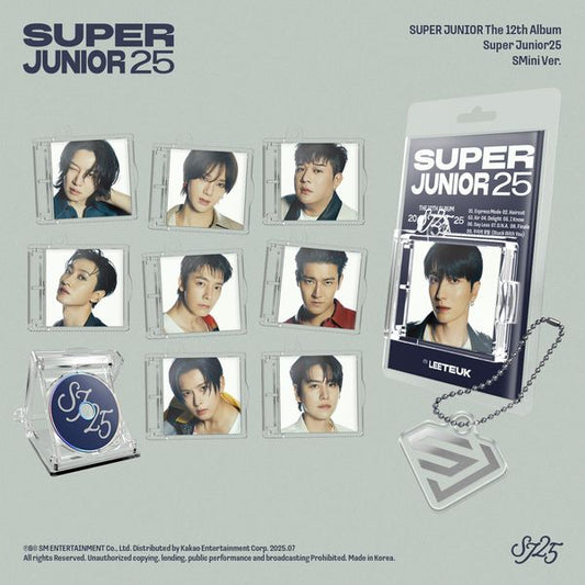 (SET) SUPER JUNIOR - 12th Album [Super Junior25] (SMini Ver.) (SMART ALBUM) SET Ver. | سوبر جونيور - الألبوم الثاني عشر [سوبر جونيور25] (نسخة SMini) (ألبوم ذكي) نسخة الطقم الكامل