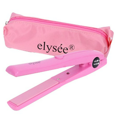 واحد - ستريتنر الشعر اجعل شعرك ناعما مع هذا الجهاز | (ONE) Portable - Mini Straightener KE-300M [Pink]