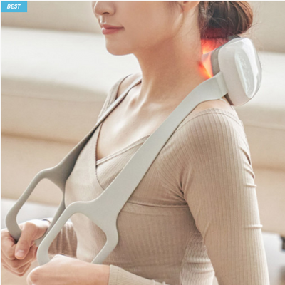 [Device|جهاز] (ONE) Wireless - Portable Shiatsu Thermal Neck Shoulder Massager Massager | واحد -ضع الجهاز في اي مكان تشعر فيه بالاجهاد والالم والتعب وسيقوم بتدليك بطريقة لطيفه بدل ذهاب لمراكز