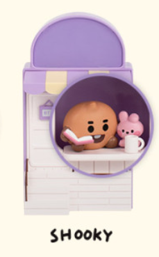 ساعة رقمية من شخصيات بي تي 21 | (ONE) BT21 - Mini Home Café figure Clock