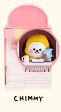 ساعة رقمية من شخصيات بي تي 21 | (ONE) BT21 - Mini Home Café figure Clock