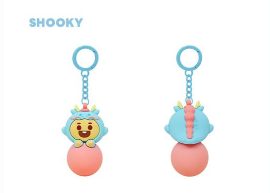 (ONE) BT21 Line Friends  Dragon Figure Keyring