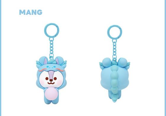 (ONE) BT21 Line Friends  Dragon Figure Keyring