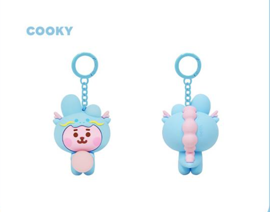 (ONE) BT21 Line Friends  Dragon Figure Keyring