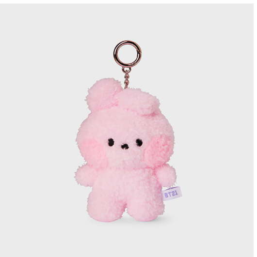 (ONE) BT21  Line Friends Plush Keyring