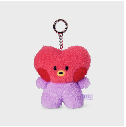 (ONE) BT21  Line Friends Plush Keyring