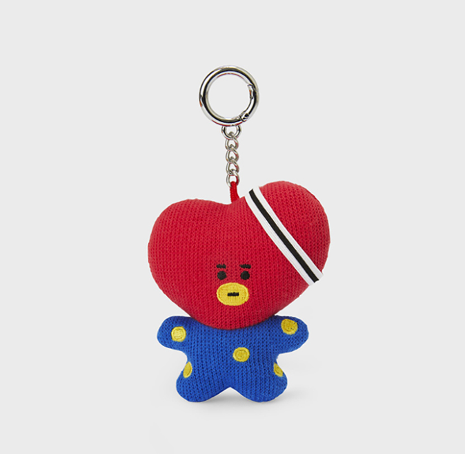 (ONE) BT21 Line Friends Season Greeting Knit Keyring