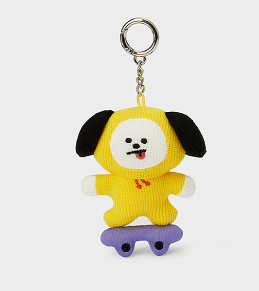 (ONE) BT21 Line Friends Season Greeting Knit Keyring