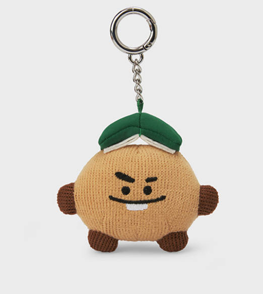 (ONE) BT21 Line Friends Season Greeting Knit Keyring