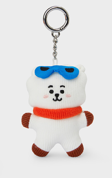 (ONE) BT21 Line Friends Season Greeting Knit Keyring