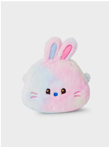 (ONE) LINE FRIENDS bunini plush multi pouch (BLUE MULTI)