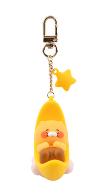 (ONE) KAKAO FRIENDS - Chunsik figure keyring yellow moon