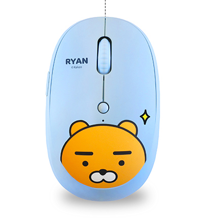 (ONE) Kakao Friends Bluetooth Mouse Rechargeable Wireless Mouse Multi-pairing