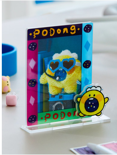 (ONE) Line Friends TRUZ RURU Minini Acrylic Photo Card Stand