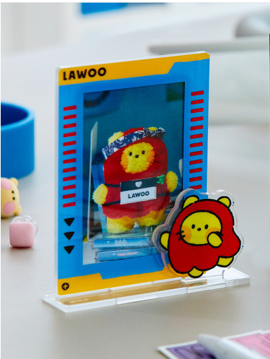 (ONE) Line Friends TRUZ RURU Minini Acrylic Photo Card Stand