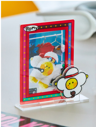 (ONE) Line Friends TRUZ RURU Minini Acrylic Photo Card Stand