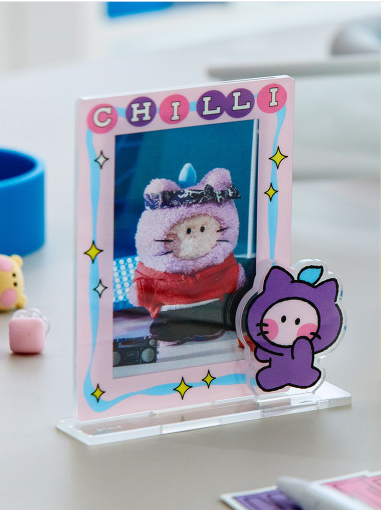 (ONE) Line Friends TRUZ RURU Minini Acrylic Photo Card Stand