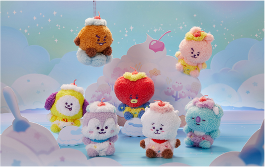 (ONE) BT21 COOKY ON THE CLOUD Edition Doll Keyring