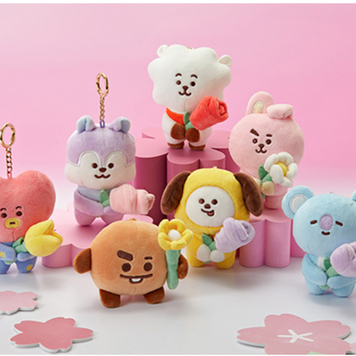 (ONE) BT21 - Spring Days Mini Doll Keyring