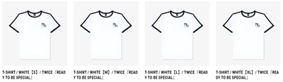 [Twice|توايس] {Kpop} (ONE) TWICE - T-SHIRT / S】/『READY TO BE SPECIAL』