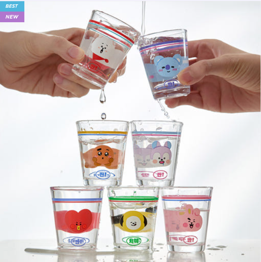 (ONE) BT21 Souvenir Soju Glass
