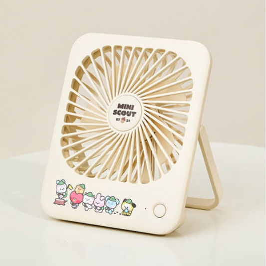 (ONE) BT21 Mini Scout Table Fan