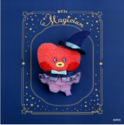 (ONE) BT21 Minini Plush Keychain [Wizard S]