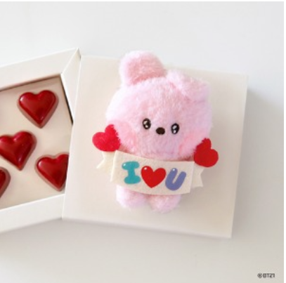 (ONE) BT21 Doll Keychain [I Love You]