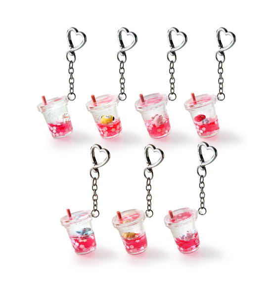 (ONE) BT21 Water Keychain [Cherry Blossom]