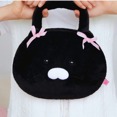 (ONE) KAKAO FRIENDS - Black Chun pouch knee blanket_Chun Sik