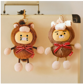 (ONE) KAKAO FRIENDS - Lucky Ponyday Keyring Doll_Chunsik