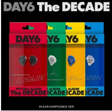 (ONE) DAY6 4th Album - The DECADE (Random Ver.) [In-Ear Earphones]