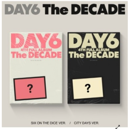 [Day6|داي 6] {Kpop} (ONE) DAY6 4th Album - The DECADE (Random Ver.) CD  Last items in stock  [JYP Shop Gift]