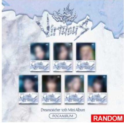 [Dreamcatcher|دريم كاتجر] {Kpop} (ONE) DREAMCATCHER - 10th Mini Album - VirtuouS (Random Ver.) POCA [Smart Album]