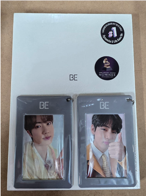 (ONE) BTS - [BE] Essential Edition Album Weavers Gift V (Taehyung Kim) with JIN (Seokjin Kim) [BE Essential Edition]