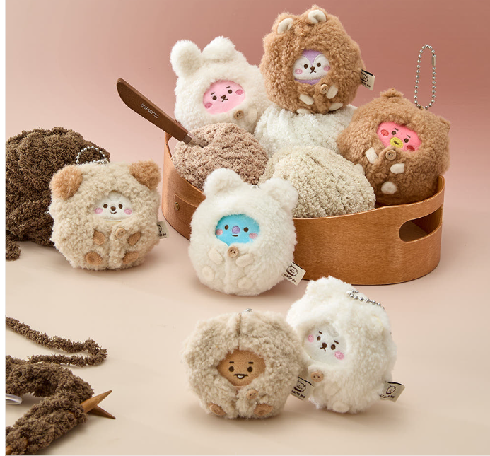 (ONE) BT21 - doll keyring MADE BY RJ