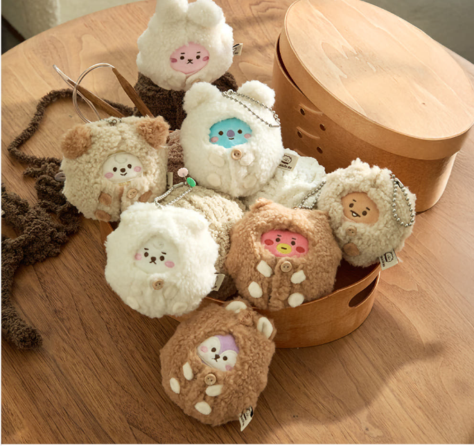 (ONE) BT21 - doll keyring MADE BY RJ