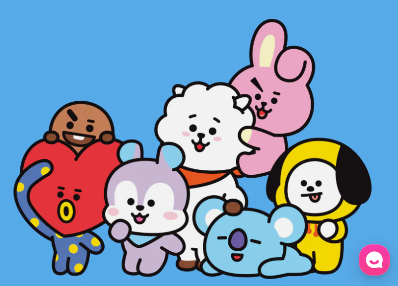 (ONE) BT21 - Mini Minini Picnic Mate Doll Keychain